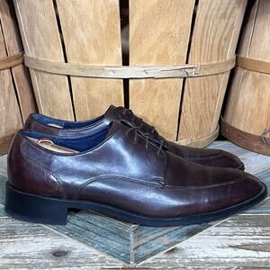 Cole Haan Lenox Hill Split Oxford T Moro Brown Leather Oxfords Shoes Men Size 12